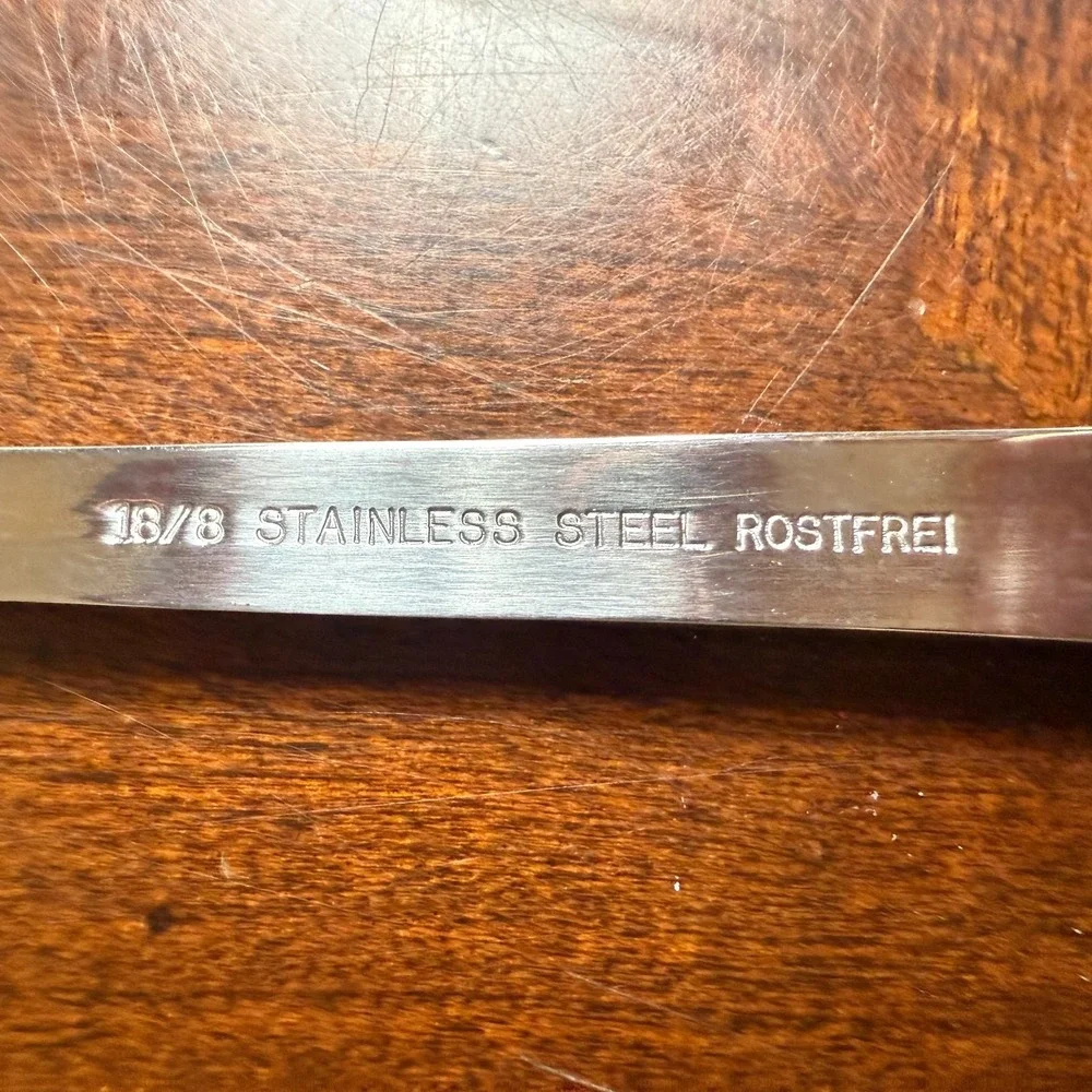 18/8 Rostfrei Stainless‎ Steel Flatware Gold Accent Mixed Lot Knives Forks